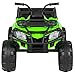 Best Choice Products 12V Kids Ride-On 4-Wheeler with 2 Speeds, MP3, and Lights, Green
