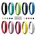 JOMOQ Replacement Bands Compatible for Fitbit Flex 2, Adjustable Breathable Sport Wristbands Silicone Accessories Women Men