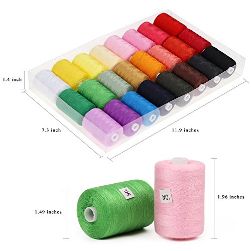 3 HAITRAL+Cotton+Sewing+Thread+Sets