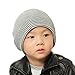 FEITONG Baby Beanie Boy's Soft Hat Children Winter Warm Kids Knitted Cap (Black)
