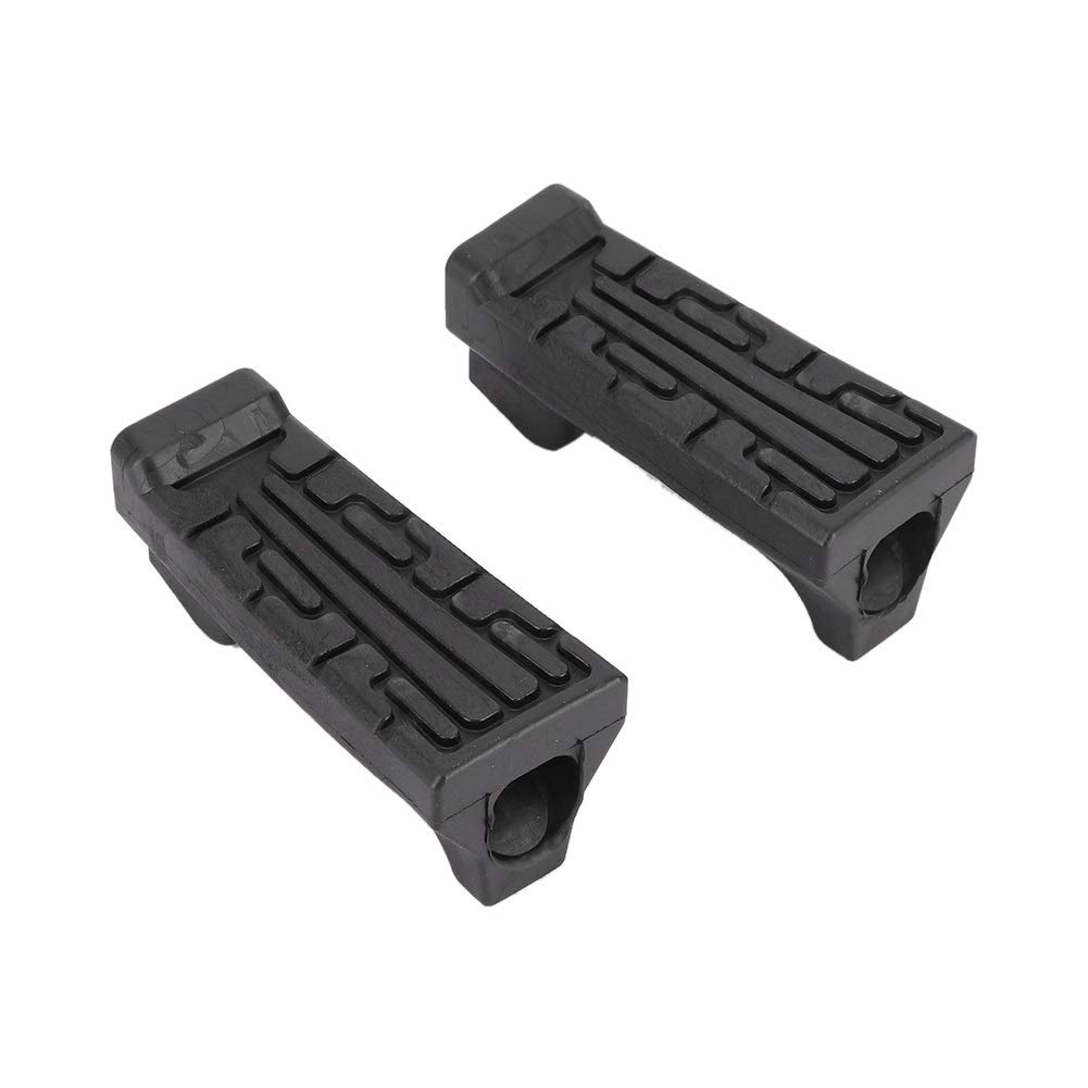 KSTE 1 Pair Rubber Front Pedal Footrest Foot Pegs Fit Compatible with Yamaha YBR 125