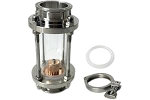 2 inch Glass Reflux Column Section with Copper Bubble Plate