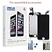 Full Screen Replacement for iPhone 6 LCD with Front Camera + Ear Speaker + Facing Proximity Sensor + Repair Tools (iPhone 6 Black)