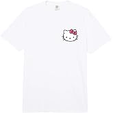 Hello Kitty Front and Back Logo Tee Shirt Comfort Colors Adult Heavyweight T-Shirt