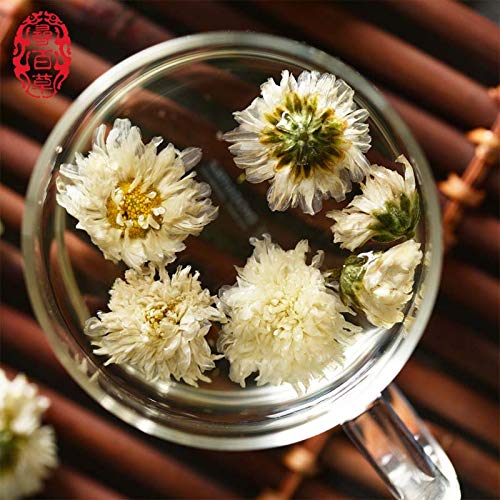 Amazon Com 菊花 贡菊 白菊花 特级贡菊无硫本色菊花 杭白菊 100克 Grocery Gourmet Food