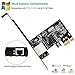 Gigabit Ethernet PCI Express Network Adapter 10/100/1000Mbps Network Interface Card (NIC) PCI-e Network Controller Card RJ45 LAN Adapter Converter for Desktop PC, Black