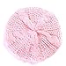 Hee Grand Lady's Warm Knit Beret Pink