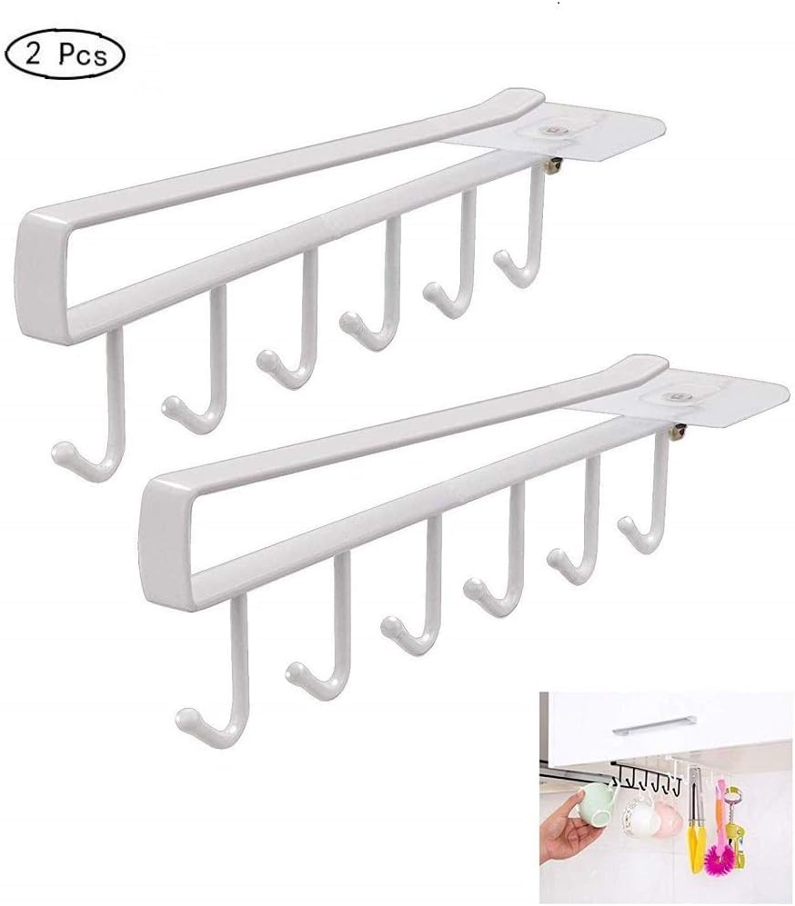 SZHTFX 2pcs Soporte para Tazas Colgador para Tazas Vasos de Vino de