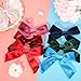 Big Hair Bows Girls Toddler Velvet 5 inches 10 PCS Hair Clips for Girls Alligator Baby Ponytail Holder