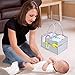 Baby Diaper Caddy Organizer- Nursery Storage Bin for Diapers, Wipes & Toys | Portable Car Storage Basket | Changing Table Organizer | Baby Shower, Newborn Registry Gift Idea
