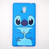 Blue Stitch & Lilo cute lovely Case Cover skin for Kyocera Hydro Vibe C6725
