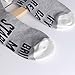 ORYCOOL Funny Socks, Novelty Ankle Crew Socks Anti-Slip Cotton Socks Great Gift for Mens Womens Kids Boys Youth Gamer Lovers (Grey)