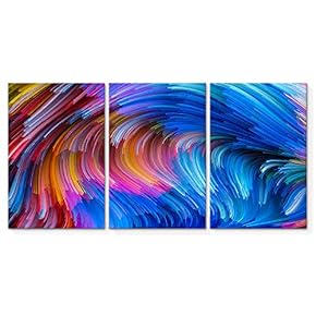 3 Piece Canvas Wall Art for Living Room Bedroom Home Artwork Gorgeous Petard Paintings Ready to Hang - 16"x24" x 3 Panels