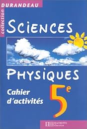 Sciences physiques, 5e
