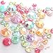 200 Mixed Color & Size AB Jelly Rhinestone 3,4,5,6mm Flatback Decor Nail Art *Ship with Samples from GreatDeal68*