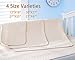 Elf Star Cotton Bamboo Fiber Breathable Waterproof Underpads Mattress Pad Sheet Protector for Children or Adults, Neutral Color, 1 Pad 27