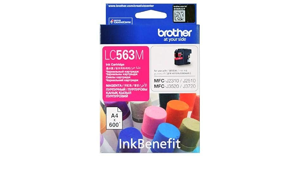 BROTHER INK CARTRIDGE LC-563 MAGENTA 