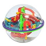 XIECCX Maze Ball Labyrinth Globe Toys 100 Challenging Barriers Best Gift Magic Puzzle Game Independent Play for Children 6 Years