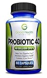 40 Billion Cfus Probiotics Supplement : For Gastrointestinal, Digestive, and Immune Health : 60 Veggie Capsules : Lactobacillus Acidophilus