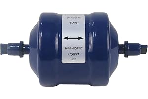 Dakota Sourcing 12543 Bi-Flow Liquid Line Filter Drier, Flare Connection, 16 Cubic Inch, Bi-Directional (3/8-inch, Flare)