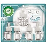 Air Wick plug in Scented Oil 5 Refills, Ocean Breeze, (5x0.67oz), Essential Oils, Air Freshener