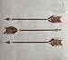 Creative Co-Op Metal Arrow Wall Décor, Distressed Rust Finish, 27.5