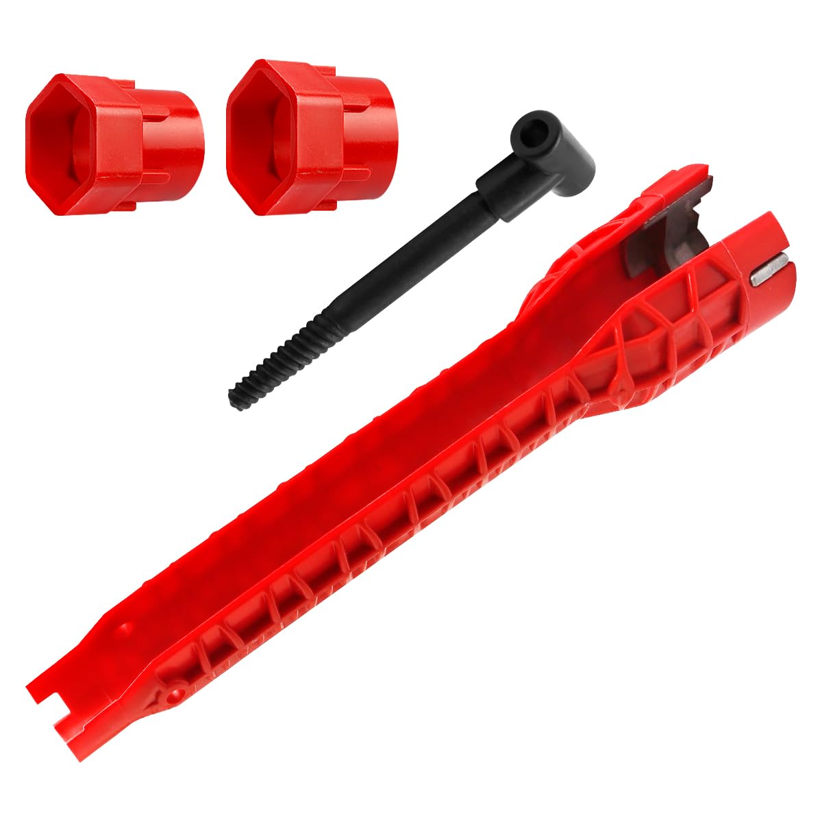 GLADFRESIT Plumbing Spanner Tool 8 in 1 Sink Spanner, Pipe Spanner, Multi-Wrench Kit Set for Bathroom, Kitchen and Toilet Taps