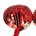 Kocome Sexy Women Lingerie Sequin Tassel Pasties Stickers Breast Bra Nipple Cover (Red)