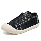CIOR Kids Canvas Sneaker Slip-on Baby Boys Girls Casual Fashion shoes