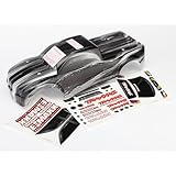 E-MAXX Brushless BODY (BLUE, BLACK Shell, Traxxas 3908