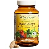MegaFood - Thyroid Strength, Support Thyroid Health with Copper and Selenium, 60 Tablets