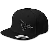 Custom Snapback Hat for Men Flat Bill Left Side Panel Hats Pigeon Bird Style 2Embroidery Embroidered Flat Bill Hat Acrylic