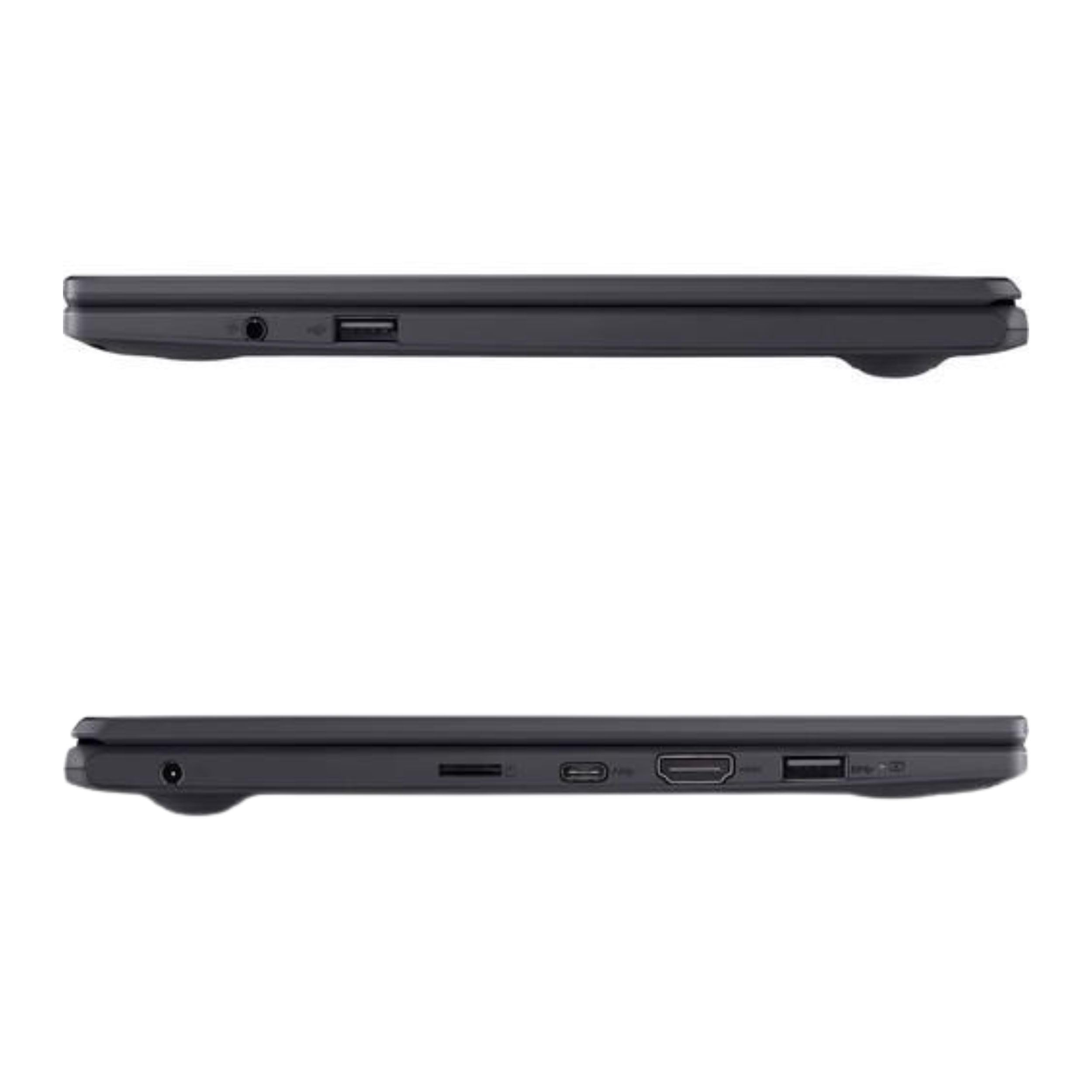 ASUS Vivobook Go 11.6” HD Slim Laptop, Intel Dual Core N4500, Intel Graphics, 4GB, 128GB, Windows 11 Home, SonicMaster, ErgoSense, Black, L210KA-ES04