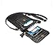 Universal Crossbody Bag Purse Cell Phone Pouch Multipurpose Soft PU Leather Wallet Moblie Phone Carrying Cases Shoulder Bag with Shoulder Strap for Smartphone Under 6.2'' from WaitingU -Black