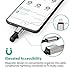 iPhone iPad 128GB USB Flash Drive 3.0 with Charging Support, RAVPower Pen Thumb Jump Drive with Extended MFi Certificated Connector for iOS Mac Windows PC, External Storage Memory Expansion Stick
