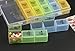 Pill Organizer Box with Snap Lids| 7-Day AM/PM | Detachable Compartments for Pills, Vitamin. (Large 8)