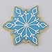 Ann Clark Cookie Cutters Icy Snowflake Cookie Cutter, 4.5