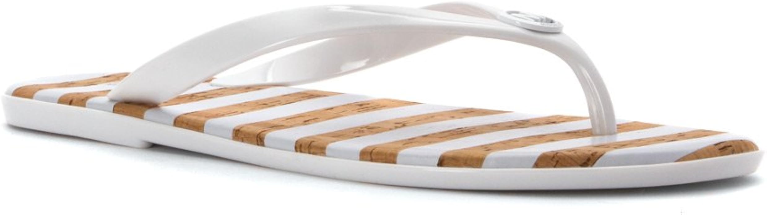 michael kors jet set jelly flip flops black