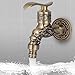 Wall Mount Faucet Kitchen Sink Faucet Bathroom Sink Faucet Antique Brass Single Handle Water Tap for Washing Machine G1/2