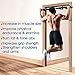 Yes4All Deluxe Chin Up Bar Doorway – Support to 300 lbs, 24 – 37 inch Fit Doorway