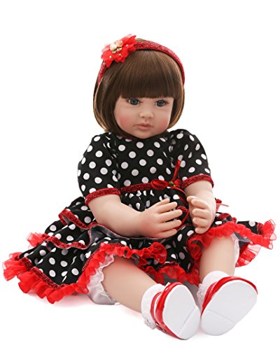 Love Bella 23   Realistic Toddler Doll, Soft Body, Short Hair Lifelike Baby Dolls, Doll Gift Set for Kids Birthday and Accompany Baby s Growth