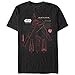 Star Wars Men's Rogue One Imperial Shuttle Schema Graphic T-Shirt, Black, 4XL