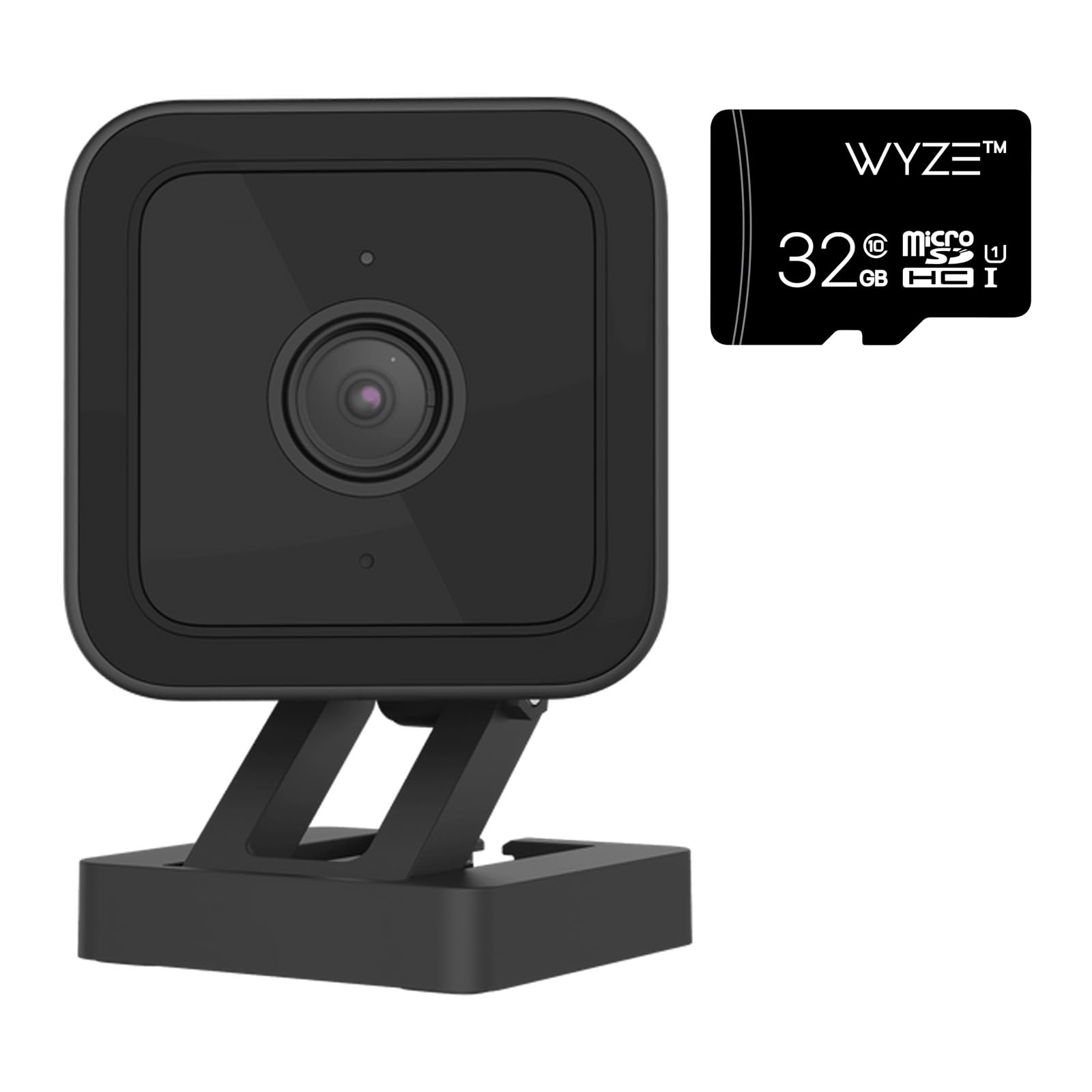 Photo 1 of Cam v3 w 32GB SD Card, 1080p Plug-in Smart Security Camera, Color Night Vision, Motion Detection, 2-Way Audio, Compatible with Alexa, Google Assistant, Indoor/Outdoor, Wired, Black