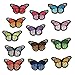 ARTEM Colorful Butterfly Patch Iron On/Sew On Patch Embroidered Badge Patch Applique for Backpack Cap Jacket T-Shirt Shoes Repair Patch(13 PCS)