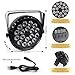 Black Lights, KOOT Strobe Lights UV Stage DJ Lighting 72W 36 LEDs Up Wash Disco Party Supplies by DMX and Remote Control for Karaoke Club Bar Wedding Show