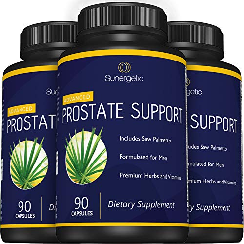 Premium Prostate Supplement – Powerful Prostate Support Capsules – Includes Saw Palmetto Extract & 30 Herbs for Prostate Health Support – 90 Capsules