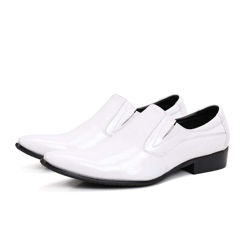 メンズレザーシューズ春 秋スタイリッシュビジネスシューズ パーソナリティタイドフローカジュアルシューズポインティングタイドフローフォーマルシューズ ヘアスタイル ナイトクラブ パーティー イブニングメンズシューズ B07gh1tk93 シューズ 激安単価で Baudouin Ma