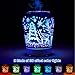 SUN-E Aromatherapy Oil Diffuser,100ML Essential Oil Ultrasonic Cool Mist Humidifier Waterless Auto Shut-off Perfect Gift With 3D 16 Color Changing Starburst LED Lights