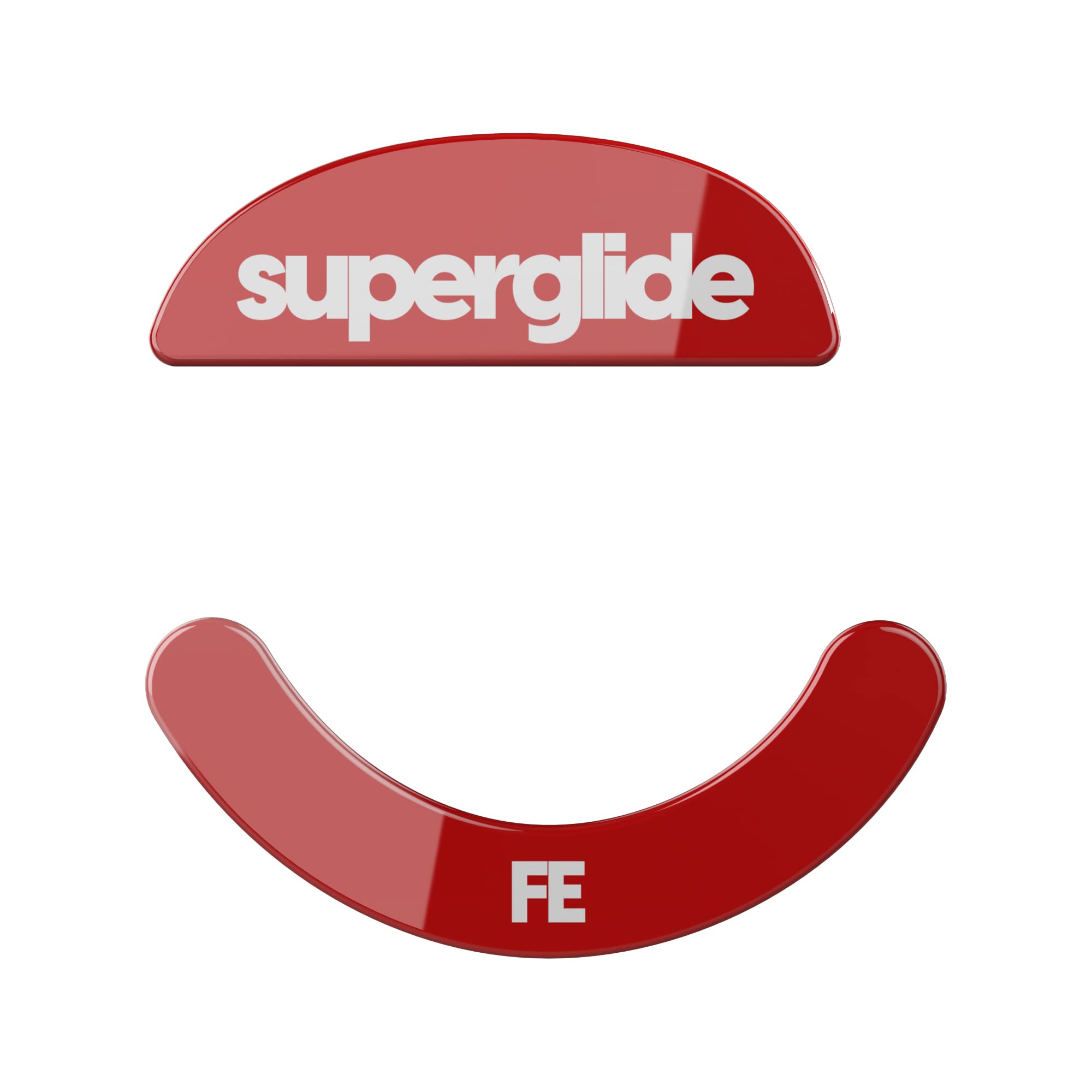 Superglide - Fastest and Smoothest Mouse Feet/Skates Made with Ultra Strong Flawless Glass Super Fast Smooth and Durable Sole for Pulsar Xlite Wireless / v2 & v2 Mini Wireless Gaming Mouse (Red)