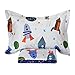 Brandream Space Bedding Sets Kids Boys Bedding Space Galaxy Soft Bed Sheet Set Cotton Bed Sheets Sets Twin Size - Flat Sheet Fitted Sheet Pillowcase Set of 4